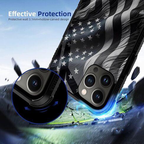 حالة متوافقة مع iPhone 14/13 ، علبة Flag Horse لتصميم iPhone 14/13 للرجال الأولاد [المضاد للقرعة] in Kuwait