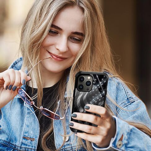 حالة متوافقة مع iPhone 14/13 ، علبة Flag Horse لتصميم iPhone 14/13 للرجال الأولاد [المضاد للقرعة] in Kuwait