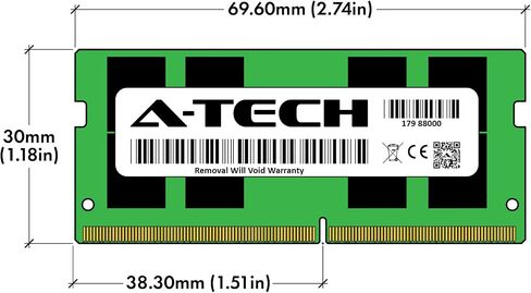 A-Tech 16GB RAM for Lenovo IdeaPad 3/3i Laptop | DDR4 2400MHz PC4-19200 SODIMM 2Rx8 1.2V 260-Pin Non-ECC SO-DIMM Memory Upgrade in Kuwait