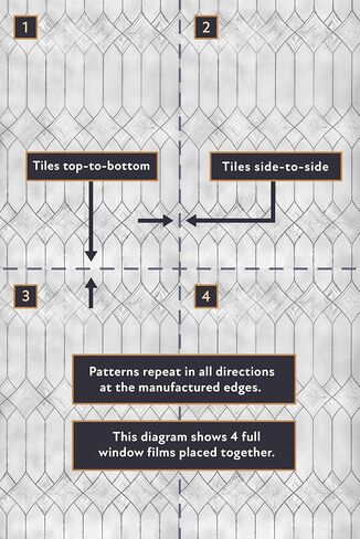 ارت اسكيب غشاء نافذة من العقيق مقاس 61 × 92 سم، بيج داكن in Kuwait