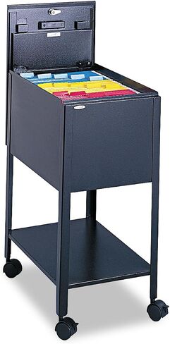 Safco Standard Mobile Tub File with Lock, Letter Size Gray in Saudi Arabia