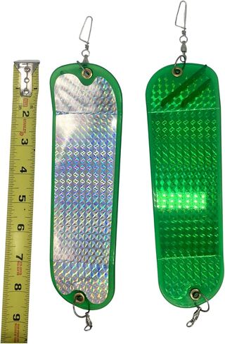 Kokanee Salmon Finished Teardrop Flashers – Durable Chrome Plated Steel Fishing Flashers for Salmon & Trout Trolling – Vibrant Color & Design Variety – 2 Pack Options in Saudi Arabia