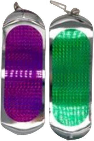 Kokanee Salmon Finished Teardrop Flashers – Durable Chrome Plated Steel Fishing Flashers for Salmon & Trout Trolling – Vibrant Color & Design Variety – 2 Pack Options in Saudi Arabia
