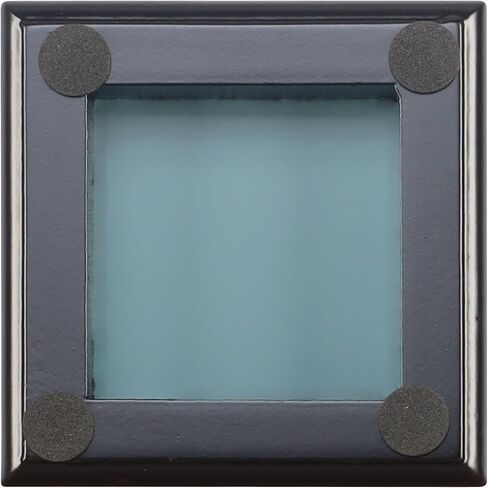 DisplayGifts Baseball Display Case Wooden Stand Lacrosse Ball Holder- Pro Graded UV Protection Cube for a Home Run or Autographed Ball, Black Stand in Saudi Arabia