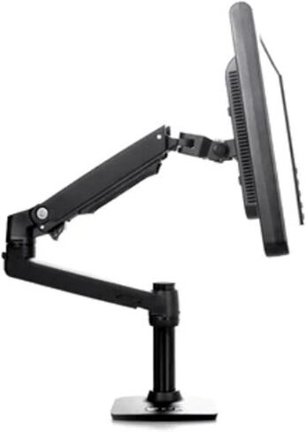 V62C / XSJ8012C Desktop Full Motion 17-38 Inch Monitor Stand Mechanical Spring Arm Aluminum Monitor Support Loading 11 kg(XSJ8012C Silver Grey) in Saudi Arabia