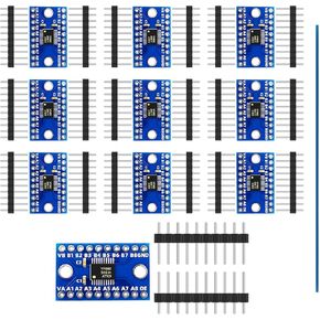 10 Packs TXS0108E High-Speed Full-Duplex 8-Way 8-Channel Level Shifting Module, 8-Bit 8-CH Logic Level Bidirectional Converter Module