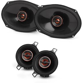 Infinity Reference Series 1 Pair Ref307f 3.5 "Coax مع 1 زوج المرجع 697F 6x9 2-Way Coax