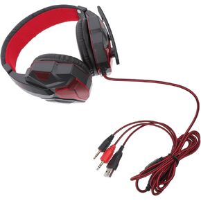 Gaming Headset with Mic Comfortable Ear Pad Headphones for Multi Platform Gaming Laptop Tablet and Mobile Phone Ergonomic Design for Comfort