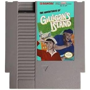 The Adventures Of Gilligan's Island 72 Pins 8 Bit Game Cartridge (Gray) (Renewed)