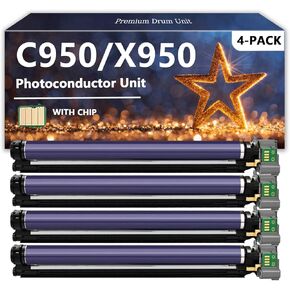 C950X71G C950X73G Photoconductor Units Compatible for Lexmark C950 X950 X952 X954 Printers, 1 Set