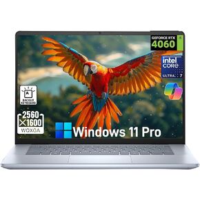 Dell Inspiron 16 Plus 7640 Laptop Computer - NVIDIA RTX 4060, 16" 2.5K 120Hz Anti-Glare Display, Intel 16-Core Ultra 7 155H, Backlit KB, AI Copilot, Win 11 Pro, 32GB RAM, 1TB SSD