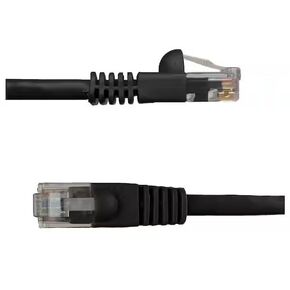 Cat 5e Ethernet Cable 10Gbps Snagless - 7ft, Cat 5e Cable, Cat5e Cord, Ethernet Cord, Black