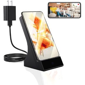 LIZVIE Phone Charging Dock Spy Camera, Motion Detection Alarm with APP Control, 1080p HD Night Vision SD Storage, Surveillance Security for Nanny/Pet Home.