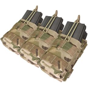 Condor Crye Precision Licensed MOLLE Triple Stacker (6 Mag) M4 Mag Pouch (Multicam Pattern)