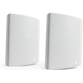 Definitive Technology Dymension AW-650 Outdoor Speaker (White, Pair), Two-Way Surface Mount Wired Speakers, 6.5" Woofer, 1" Tweeter, IP66 All-Weather Outdoor Speakers (Renewed) (Renewed)