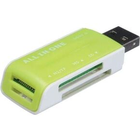 GGI CR-SDHC Secure Digital (SD/SDHC) قارئ بطاقات الفلاش مع واجهة USB 2.0