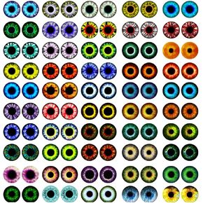 Pack of 100 Fishing Lure Eyes Holographic Adhesive Eyes DIY Craft