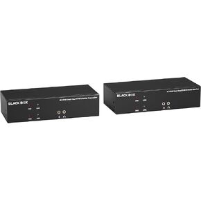 Black Box KVM Extender Over CATx - 4K, DH, HDMI, USB 2.0, Serial, Audio