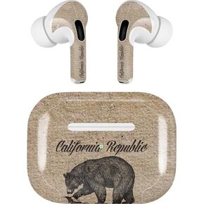 Skinit Decal Audio Skin Compatible with Apple AirPods Pro (2rd Gen, 2022) - Skinit Originally Designed Cali Republic Vintage Design