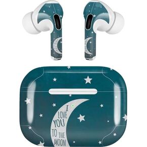 Skinit Decal Audio Skin Compatible with Apple AirPods Pro (2rd Gen, 2022) - Skinit Originally Designed to The Moon and Back Design