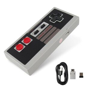 Hevituwhe Wireless Controller لـ Nintendo NES Mini Classic Edition Mini Console مع جهاز استقبال Gamepad Jowstick Joy Pad