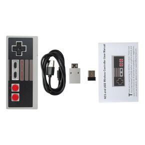 Hevituwhe Wireless Controller Gamepad Game Joypad Joystick Controller for Nintendo NES Mini Classic Edition Console Controller Accessories