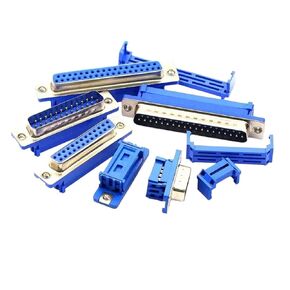 1Pcs Db9 Db15 Db25 Db37 Didc9/Didc15/Didc25/Didc37 Male Female Plug Serial Port Connector IDC Crimp Type D-Sub Rs232 Adapter New 2026 High for Reliable Electronic Component
