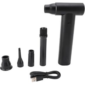 Duster Air Air مضغوط ، Duster Air Electric ، 120000 دورة في الدقيقة منفاخ هواء اللاسلكي ، Duster Albless Air القابل لإعادة الشحن ، مجموعة تنظيف الهواء للسيارة ، تنظيف كمبيوتر لوحة المفاتيح ، سرير هواء
