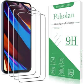 Pokolan [3 Pack Screen Protector for Samsung Galaxy A15 5G / A15 Tempered Glass, Touch Sensitivity, Bubble Free, Anti Scratch
