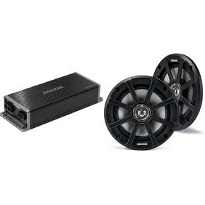 Kicker 6.5" Fairing Speaker Upgrade Kit Compatible with 2014 & UP Harley Electra Glide, Street Glide, & Ultra Glide (4 ohm)