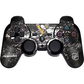 Skinit Skinit Gaming Skin for PS3 Dual Shock Wireless Controller - NHL Pittsburgh Penguins مرخصة رسميًا