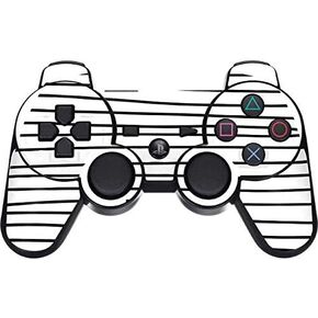 Skinit Decal Gaming Skin for PS3 Dual Shock Wireless Controller - Originally Designed Freehand Stripes Design
