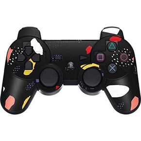 Skinit Decal Gaming Skin for PS3 Dual Shock Wireless Controller - Originally Designed Dark Color Pop Design