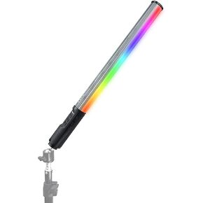 FEICHAO W150RGB Handheld RGB Light 2500-9000K Dimmable Fill Light for Portrait Photography Vlog Live Streaming (W150RGB-II+Tripod)