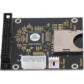 Keenso Efficient SDHCSDXCMMC for IDE 40Pin Male Adapter for No Noise Workshop, Supports SD Card Solution in Booklet