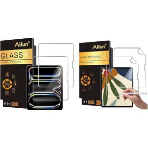 Ailun for iPad Air 13 Inch 2025/2024 7th/6th Gen/Pro13 2 Pack and Paper Screen Screens for iPad Air 13 Inch 2025/2024 [7th/6th Gen]