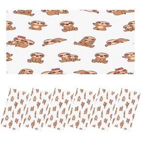 Fluorescent Light Covers for Ceiling Lights Cute kawaii baby sloth Seamless Cartoon funny animal character Easy to Install Magnetic Light Filter for Classroom Office Hospitals School Home Decor