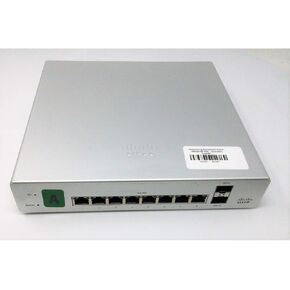 Cisco Meraki MS220-8P-HW 8-Port PoE Managed Gigabit Ethernet Switch [Unclaimed & No License] (Renewed)