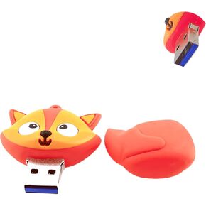 64GB USB 3.0 Flash Drive Cartoon Novelty Silicone Cute Little Bee Memory Stick Silicone Rubber Ainmal Pendrive Data Storage