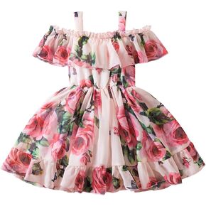 YETANLID Baby Girls Tulle Tutu Dress Butterfly Summer Sleeveless Dress Size 6M-6T in Kuwait