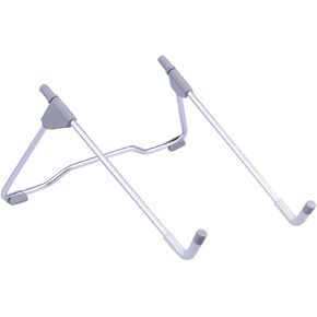 Homoyoyo Laptop Stand Folding Riser for Laptops Tablets Sturdy Non- Cushion Portable Desktop Holder Grey