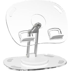 Foldable Notebook Holder with Rotating Base Height Adjustable Notebook for Office and Home Multipurpose Use