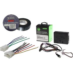Metra Axxess ASWC Universal Steering Wheel Control Interface A950-1761 Radio Wiring Harness for Toyota 87-Up Power 4 Speaker+ Vinyl Electrical Tape