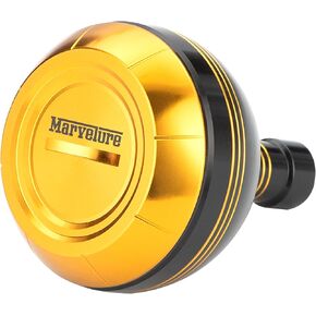 Power Knob 1.77-1.85 inches (45-47 mm) Compatible for Shimano Type B Saltwater Spinning Reel Stella SW, Stradic SW, Saragosa SW, Twin Power SW (Full Gold, 45 mm)