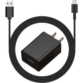 Fast Charger Compatible with Fire Tablet AC Adapter 2A Fast Charger Micro USB Cable for New Fire 7 HD 8 10 Plus Tablet, Kids Pro Edition, HD HDX/Kindle/Paperwhite/Oasis E-Reader 5FT (Black)