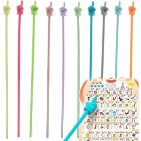 20 Pack Finger Pointers for Classroom - Fun Classroom Reading Tools - Engaging Finger Pointer Sticks for Teachers and Students - Macaron