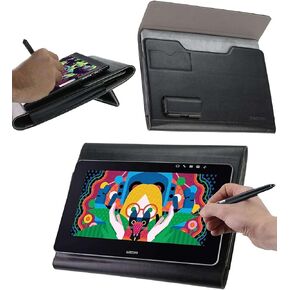 Leather Graphics Tablet Folio Case Compatible with XP-Pen Artist Pro 16 Drawing Display (Gen 2)