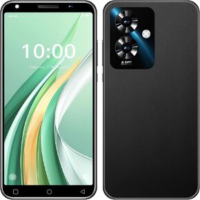 Mobile Phones Cheap, 5.0'' HD Display, Dual SIM Dual Camera, 16GB ROM【Expandable up to 128GB】, Support WiFi/Bluetooth/GPS, Unlocked Android 3G Smartphone (Black)