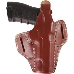 hazza 1911 Leather Gun Holster Full Vegetable Premium Leather Handmade Right Hand OWB Holster for Belts