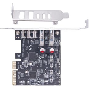 5 Port USB3.2 Gen 2 PCIE Adapter Card with USB and Type C Port for Seamlessly Integration ASM2142+VL822 Chip